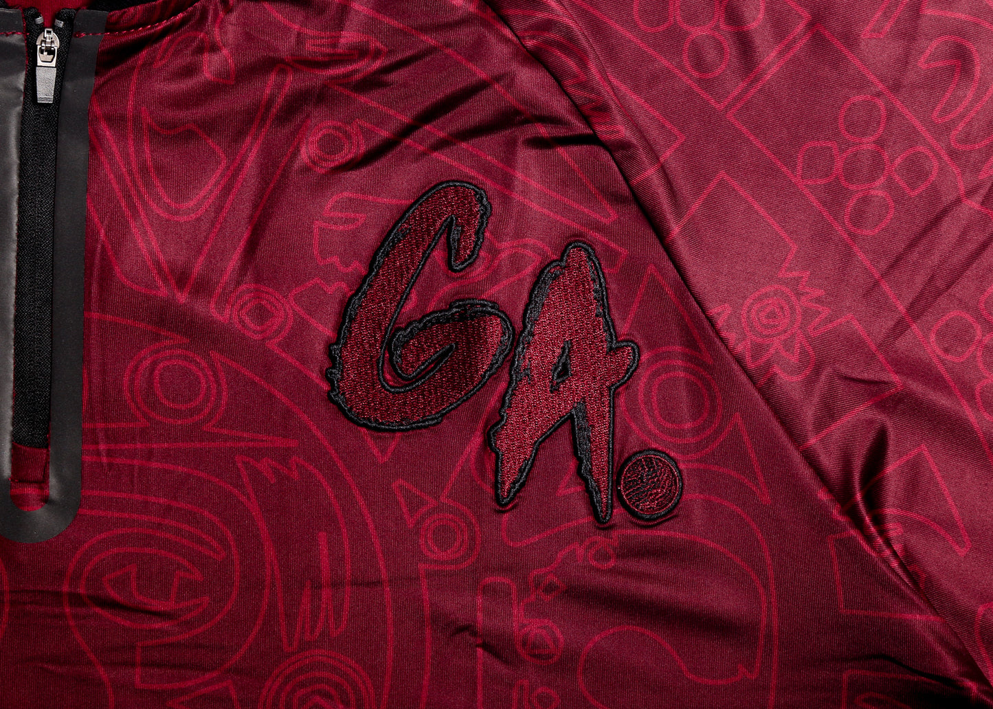 Bladed Collar Polo Burgundy/Black Calendario