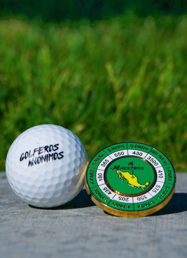 “Maestros” Ball Marker – Golferos Anónimos Original Design