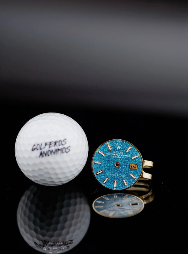 “Relax” inspired blue stick dial