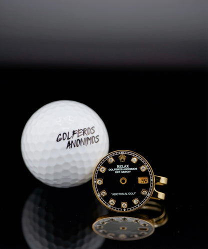 “Relax” inspired black diamond dial