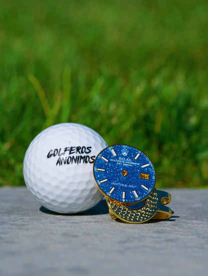 “Relax” inspired blue stick dial