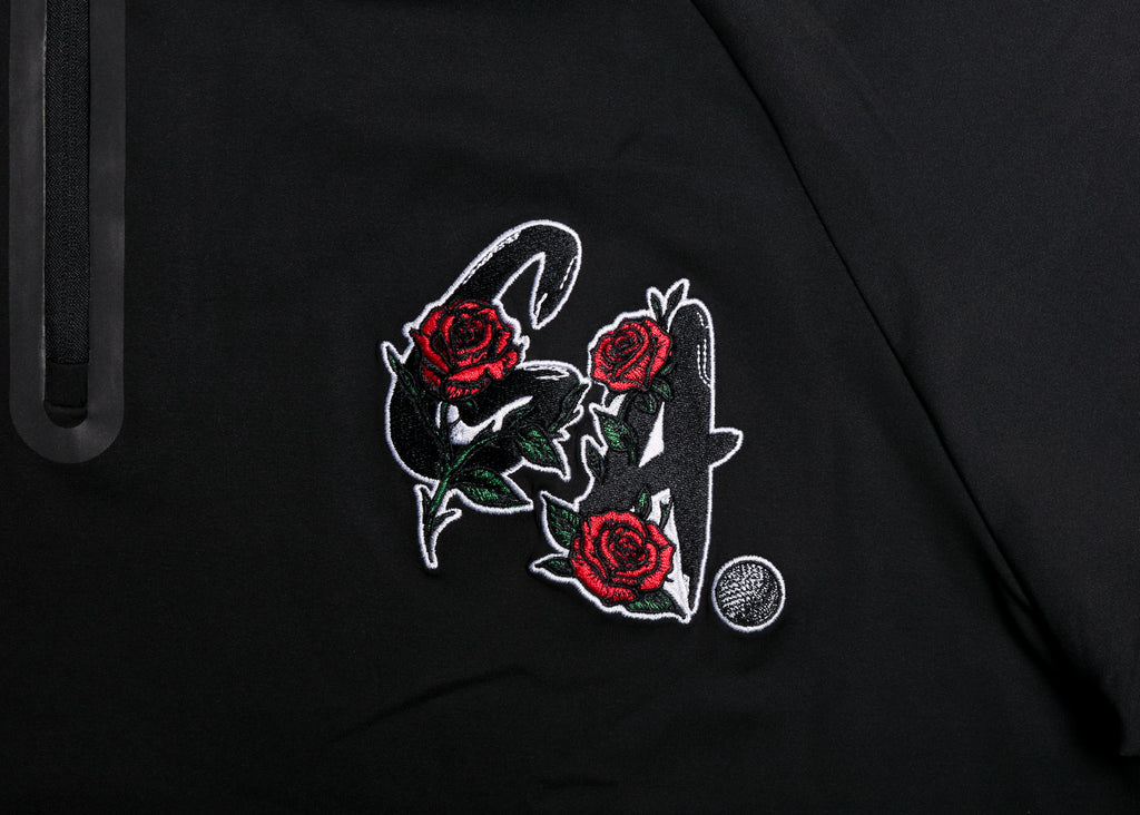 Bladed Collar Polo Black (Rose GA)