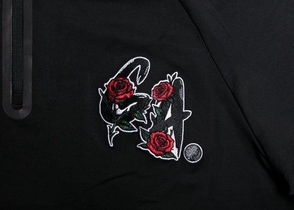 Bladed Collar Polo Black (Rose GA)