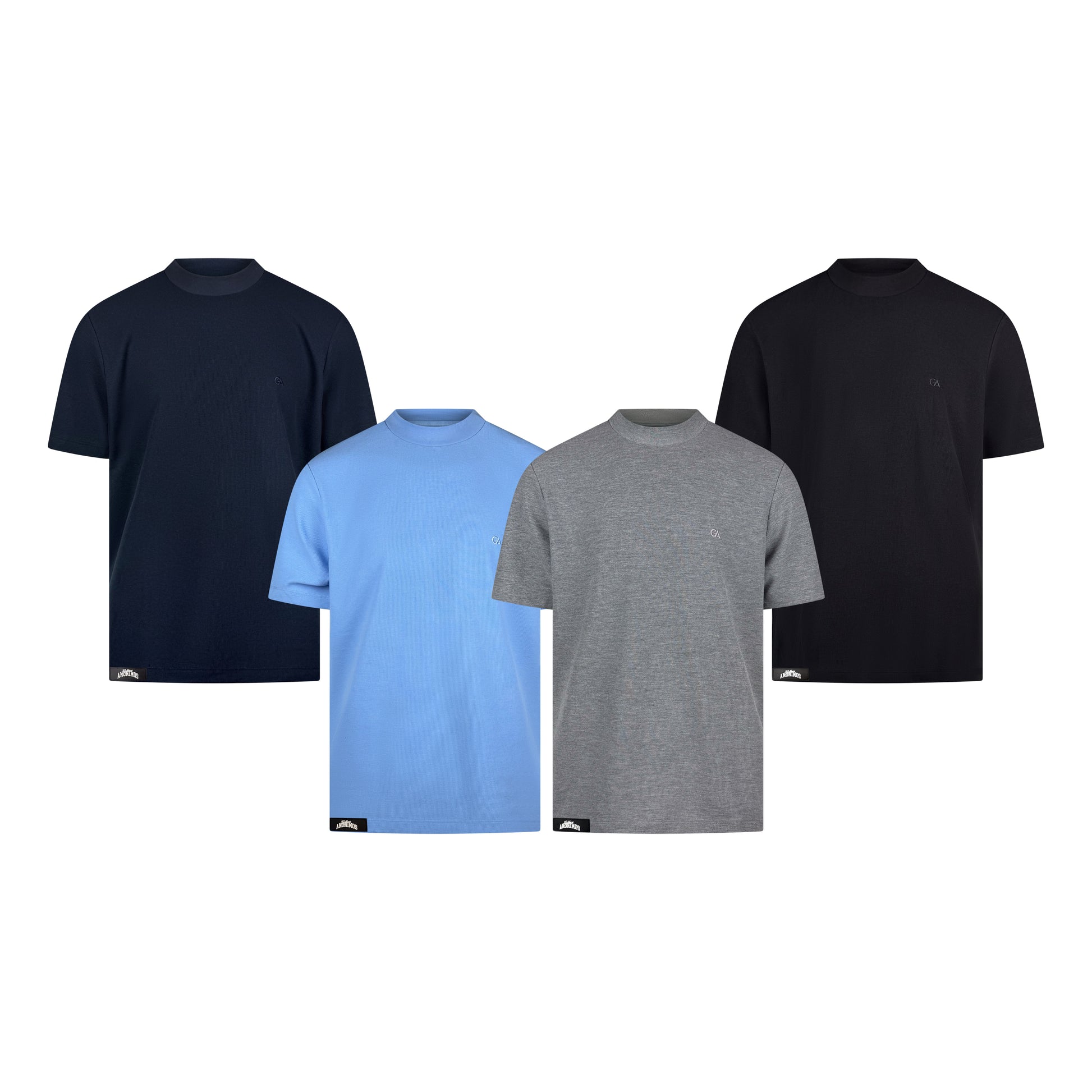 Mock Neck Collection- DARK BLUE