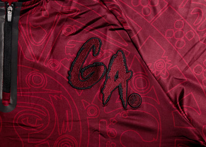 Bladed Collar Polo Burgundy/Black Calendario