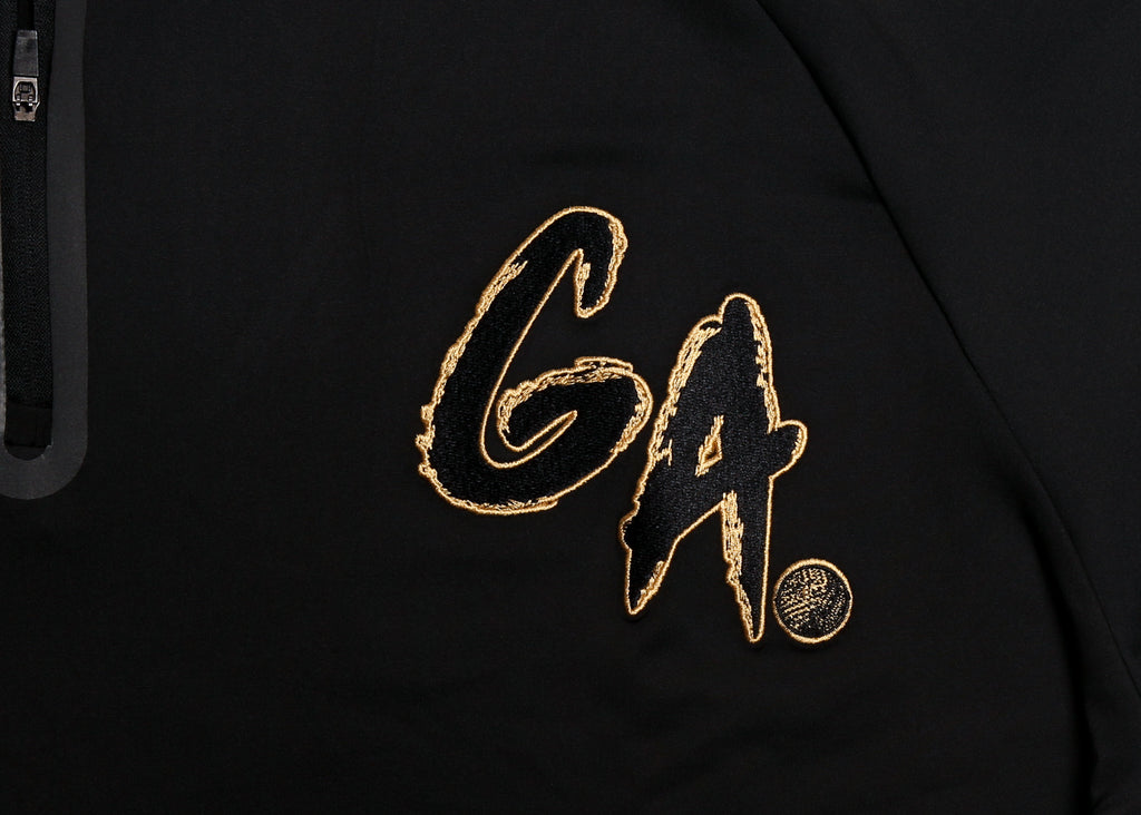 Bladed Collar Polo Black (ORO GA)