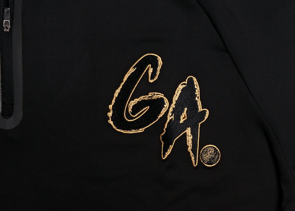 Bladed Collar Polo Black (ORO GA)