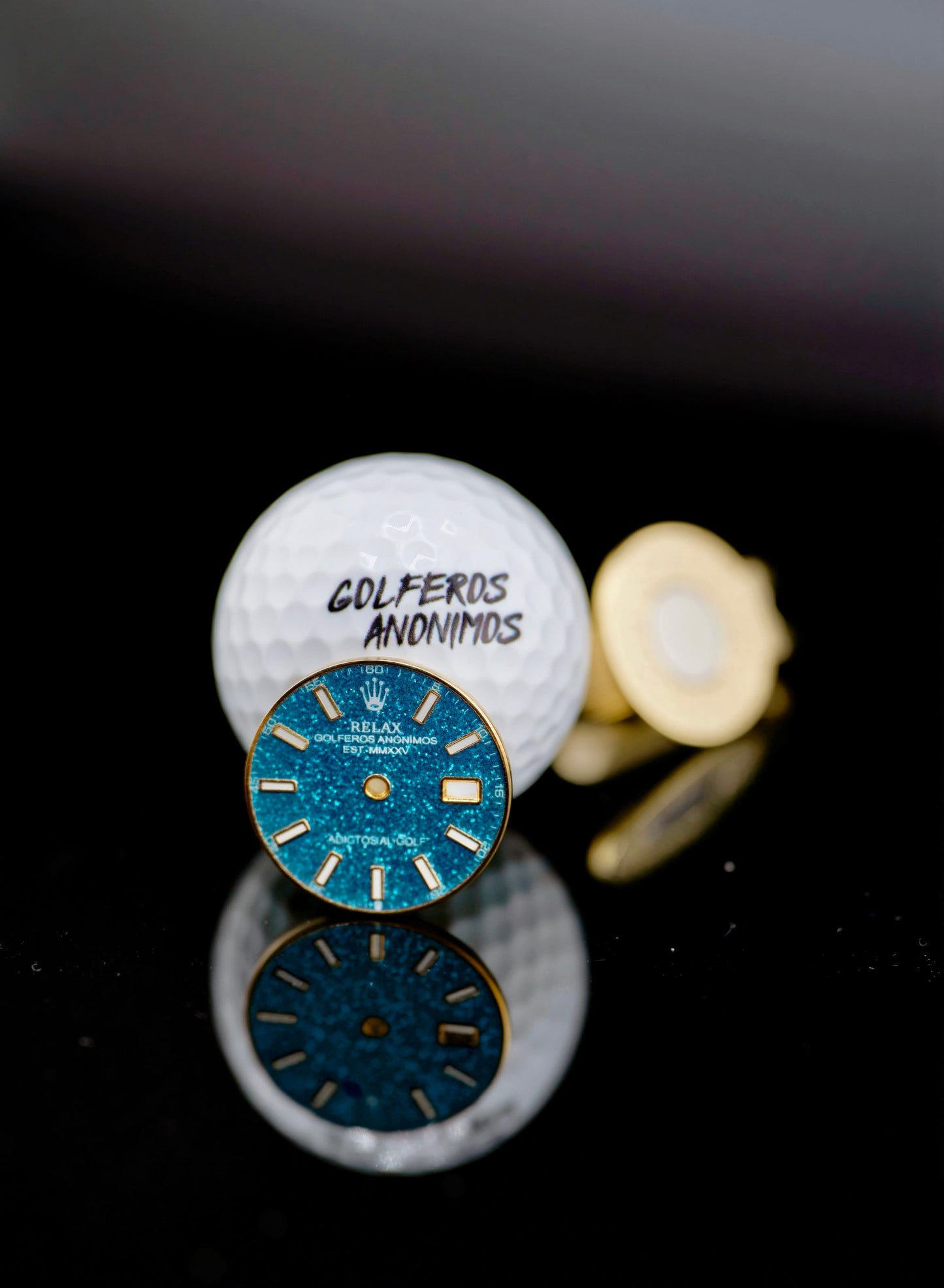 “Relax” inspired blue stick dial