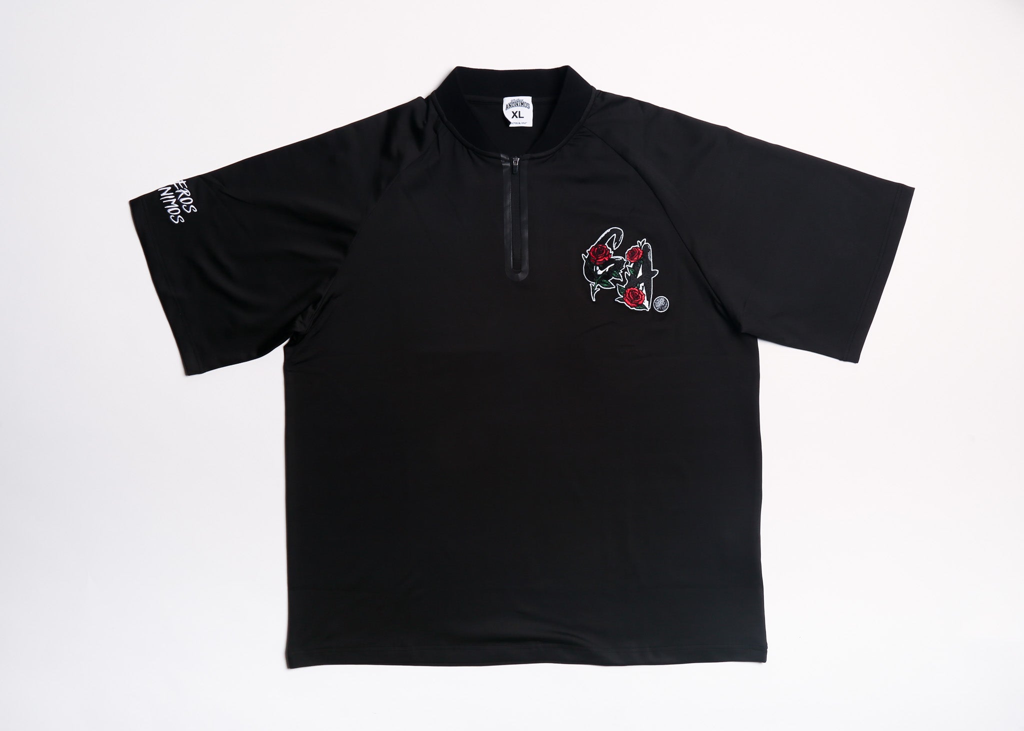 Bladed Collar Polo Black (Rose GA) – GOLFEROS ANONIMOS