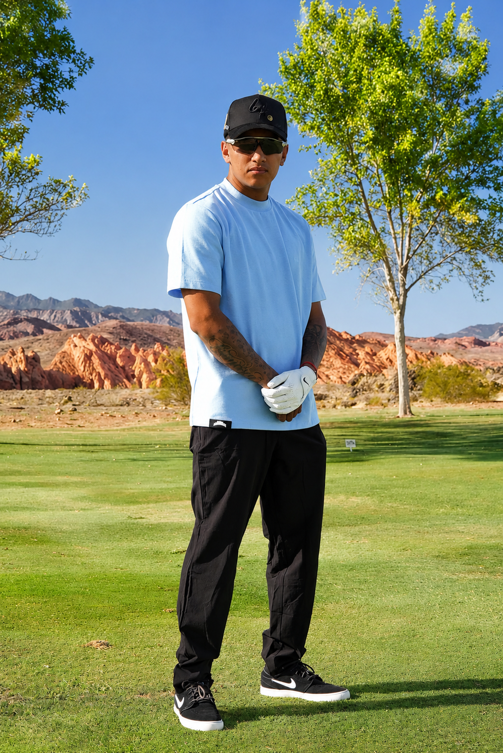 Mock Neck Collection- SKY BLUE