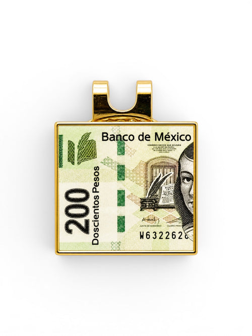 200 Pesos ball marker and clip