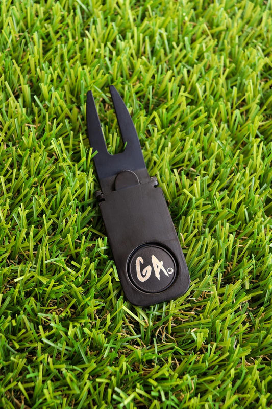 Golferos Anonimos cigar holder/divot tool (black)